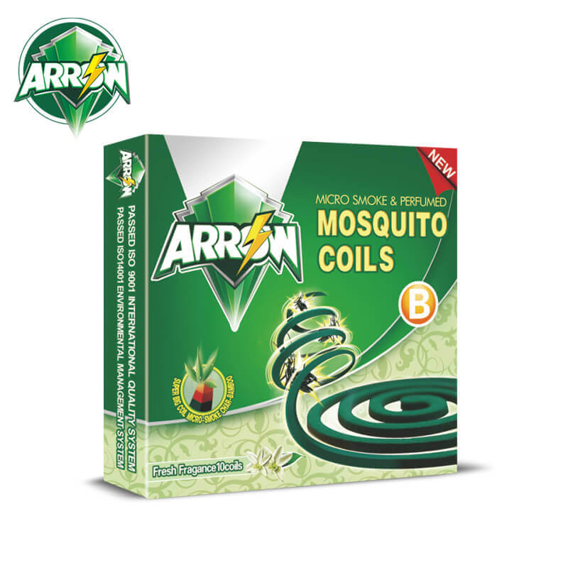 Micro-Smoke Mosquito Coils Fresh Fragance Super Big B ARROW