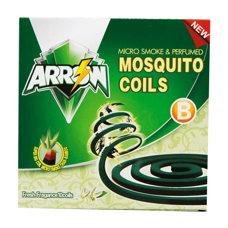 Micro-Smoke Mosquito Coils Fresh Fragance Super Big B ARROW